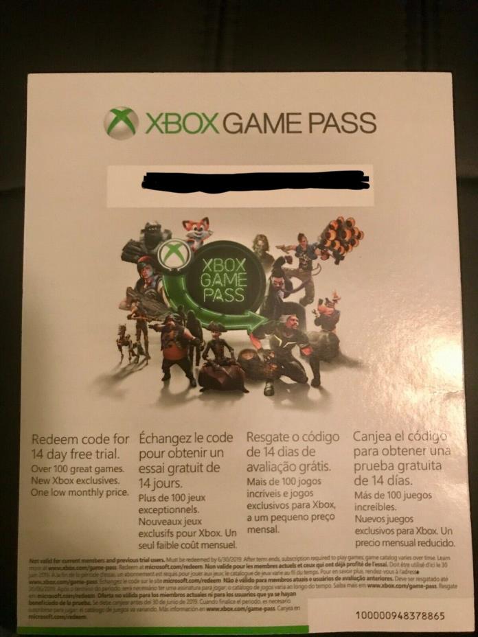 Xbox Game Pass 14 Day Trial