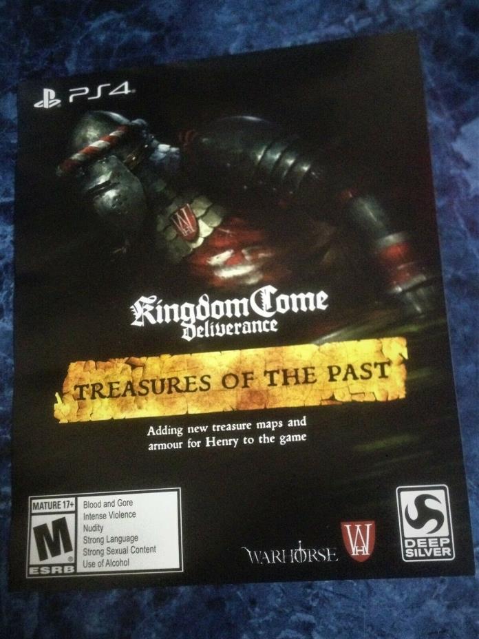 Kingdom Come Deliverance PS4 Download Code Treasures of the Past DLC Maps Armour