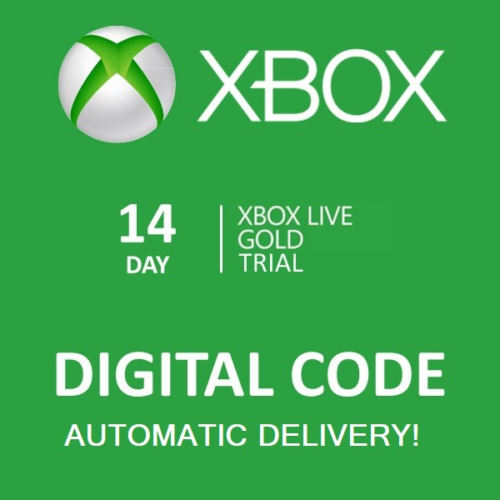 Xbox Live 14 Day Gold Trial Membership CODE Xbox One/Xbox 360