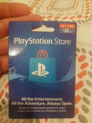 PS4 gift card ; 25$