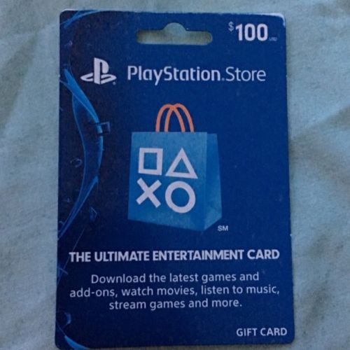 Playstation network card 100$