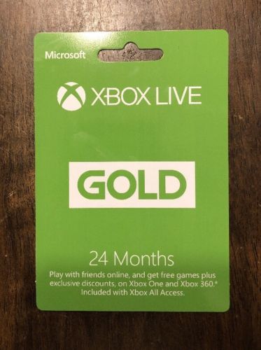 Xbox Live 24-Month Gold Card