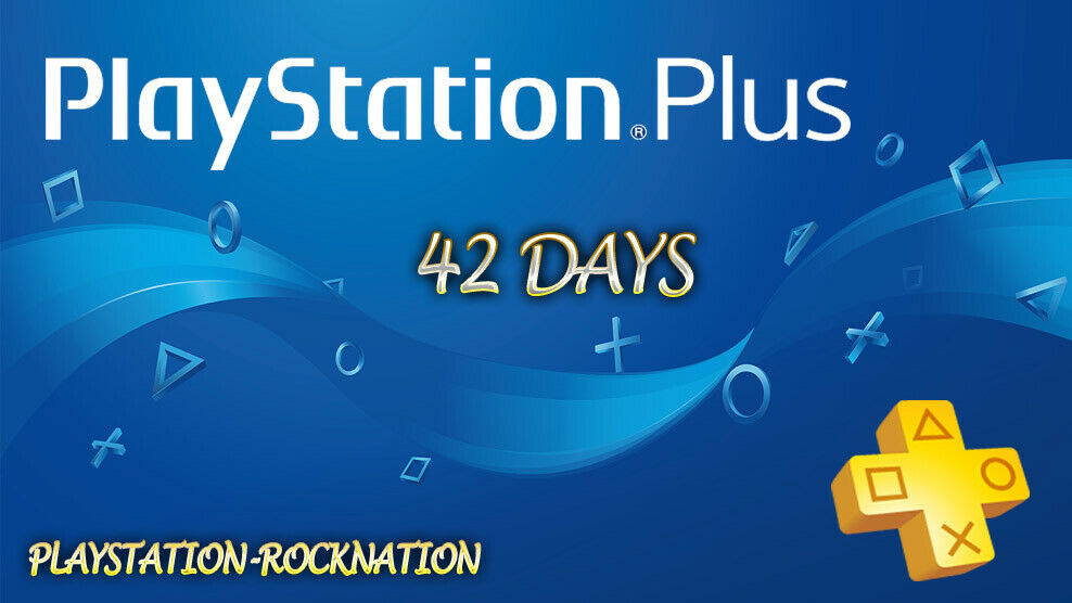 PSN 42 DAYS PlayStation PS Plus PS4-PS3 -Vita ( NO CODE )