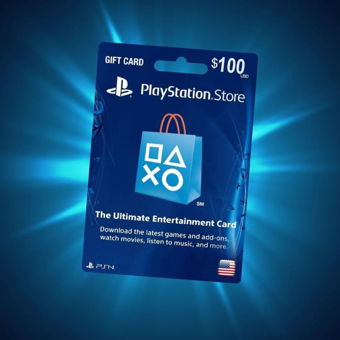 PlayStation Network PSN Gift Card 100 USD UNITED STATES [Online delivery]