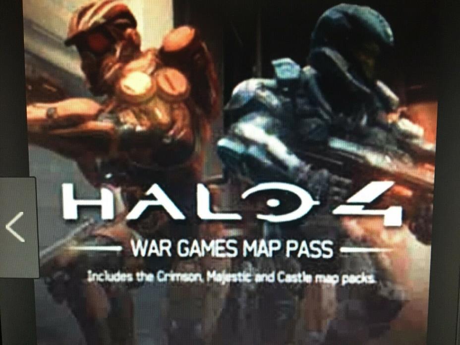 Xbox 360 Halo 4 DLC  War Games Map Pass plus two Exclusive Dash Board Themes