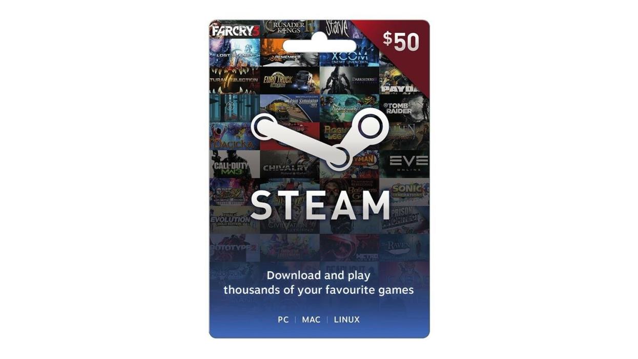 steam gaming gift card $50 Digital Delivery