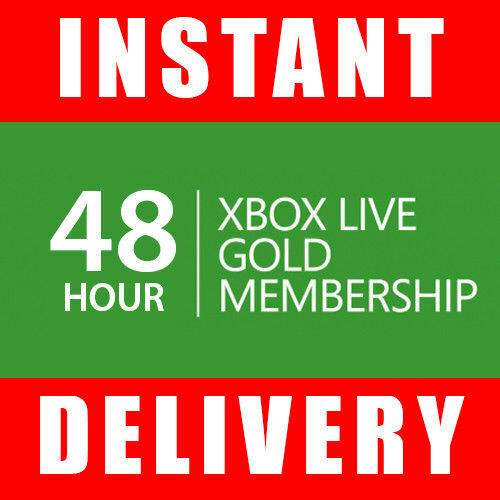 Xbox Live 48 Hour Gold Trial Membership Code (2 Days) - Instant Dispatch 24/7
