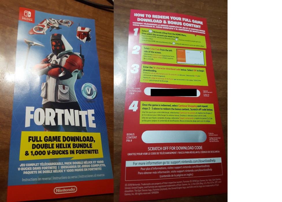 Fortnight Double Helix Code (Read Description)