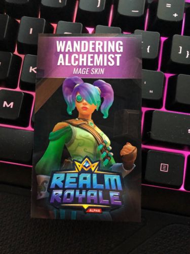 REALM ROYALE Wandering Alchemist Mage skin DreamHack 2018 ATL Collection Code