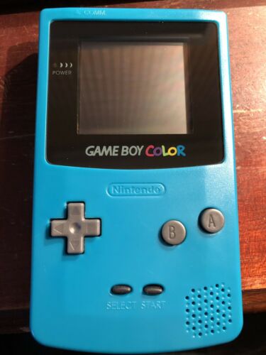 Nintendo Gameboy Color + 2 Games | New Shell and Glass Screen Lens