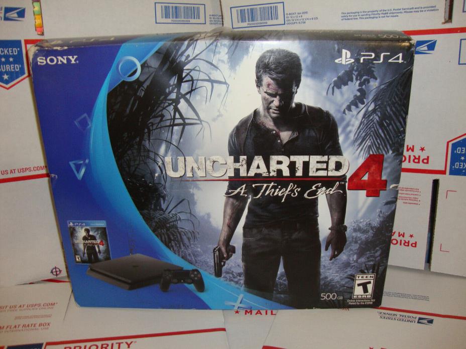 PlayStation 4 Slim 500GB Console - Uncharted 4 Bundle [Discontinued]
