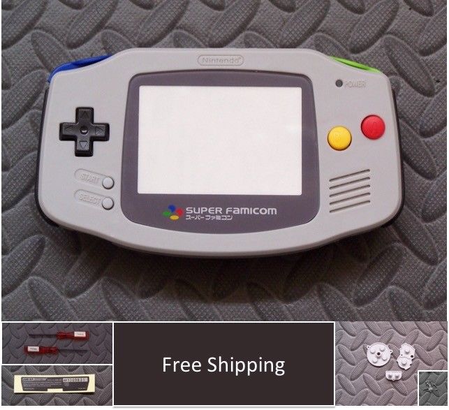 GBA Nintendo Game Boy Advance Replacement Housing Shell Screen Super Famicom