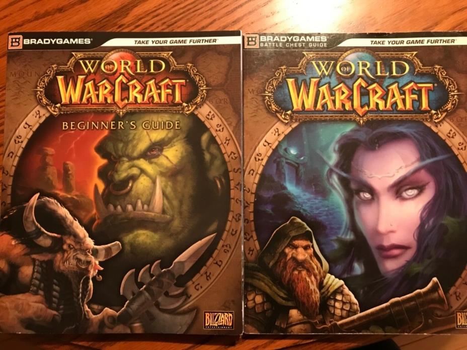 Lot of 2 - WORLD OF WARCRAFT OFFICIAL BEGINNER'S GUIDE & WORLD OF WARCRAFT