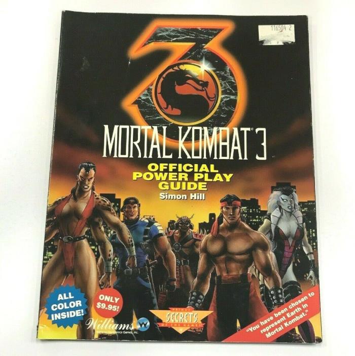 MORTAL KOMBAT 3 Prima Official Power Play Strategy Guide | Good Condition NICE>