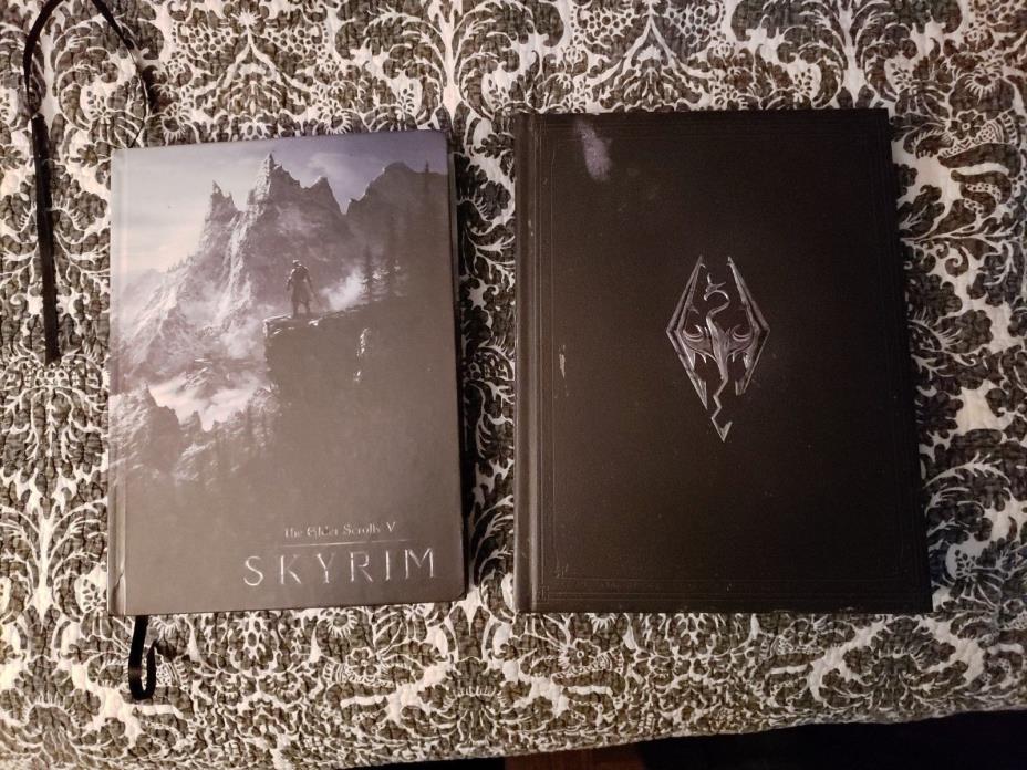 Elder Scrolls Skyrim Original Hard Back Players Guide and Art Book