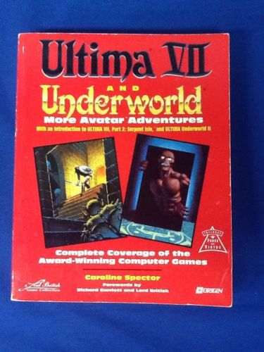 Ultima VII And Underworld Hint Book Strategy Guide