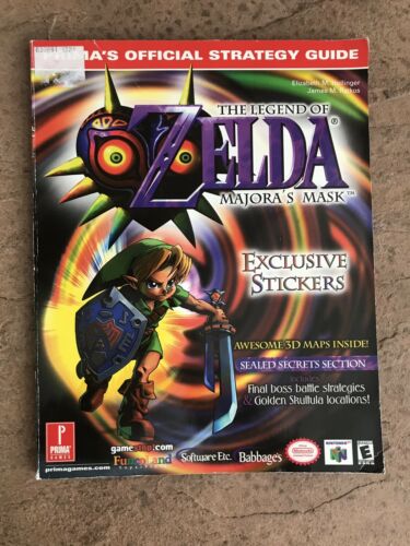 The Legend of Zelda Majora's Mask Prima Game Strategy Guide Nintendo 64 N64 2000