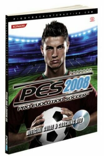 Pro Evolution Soccer 2008 Prima Official Strategy Guide Book w/ Coaching DVD