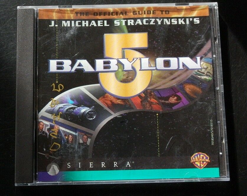 The Official Guide to J. Michael Straczynski's Babylon 5 PC MAC CD Rom 1997 JMS