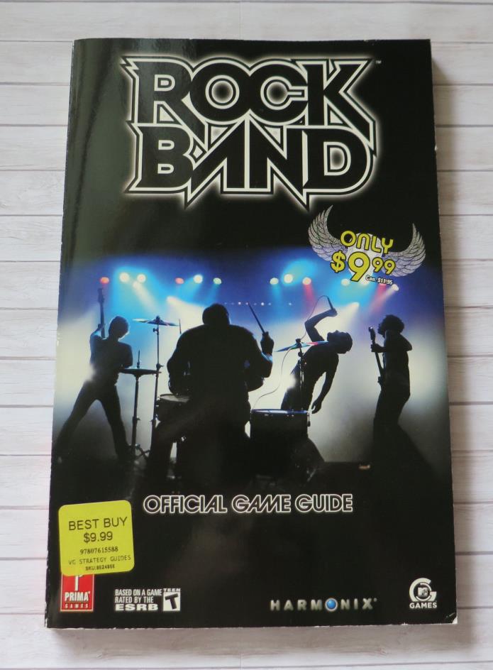 ROCK BAND OFFICIAL GAME GUIDE BOOK