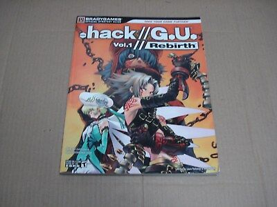 hack G.U. Vol. 1 Rebirth Official Strategy Guide Bradygames