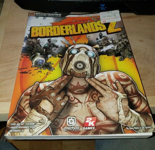 Borderlands 2 Signature Series Guide Brady 2012 playstation 3,xbox 360, home pc