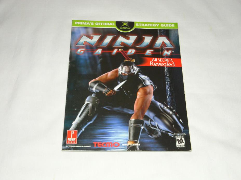 Ninja Gaiden Official Strategy Guide (Prima Games) Great Condition Free Shipping