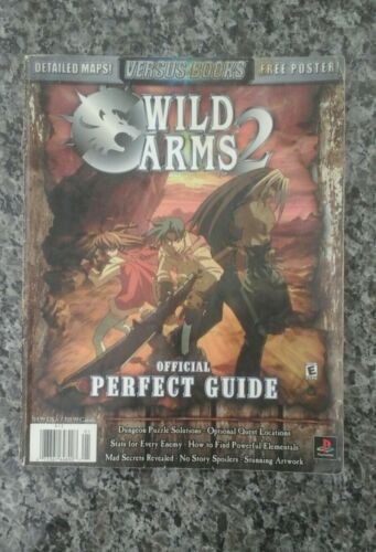 Wild Arms 2: Official Perfect Guide by Versus Books PS1 PSX *READ DESCRIPTION*