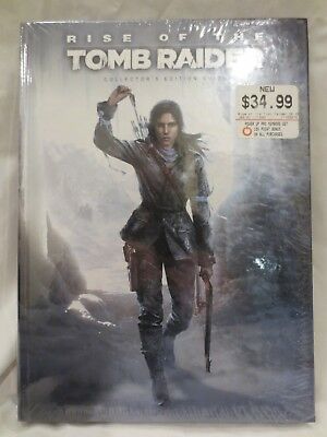 Rise of Tomb Raider Collector's Edition Strategy Guide Sealed w/ Keychain Prima