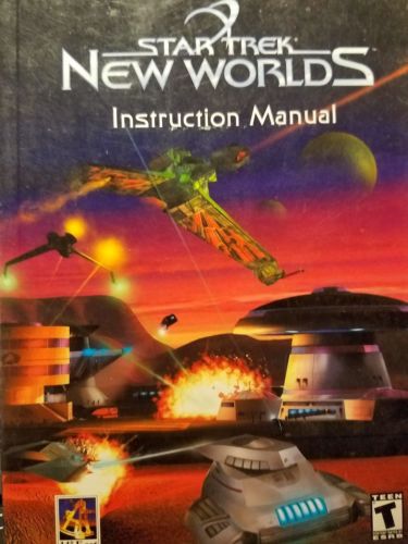 Star Trek New Worlds Instruction User’s Manual Game Guide Game Book