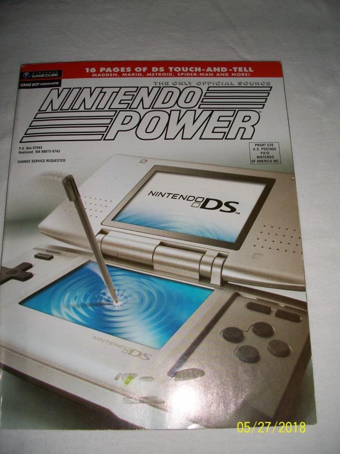 NINTENDO POWER 187 Magazine  -  Laminated METROID PRIME 2 Poster - 16 Pages DS