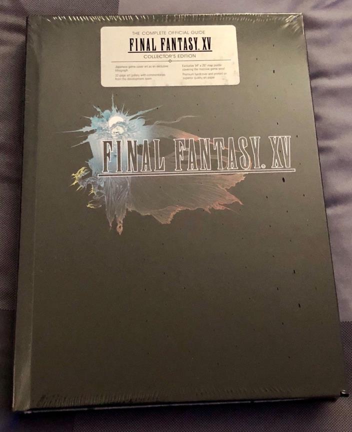 NEW Final Fantasy XV Collector’s Edition Hardcover Strategy Guide 15 X XIII XII