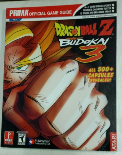 Dragonball Z Budokai 3 Prima Official Strategy Guide PlayStation 2