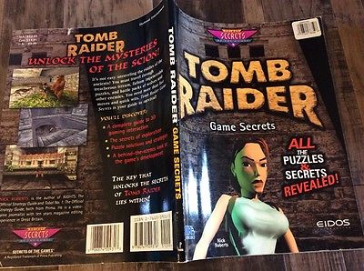 Tomb Raider Game Secrets 1996 Used Free US Shipping unlock the mysteries