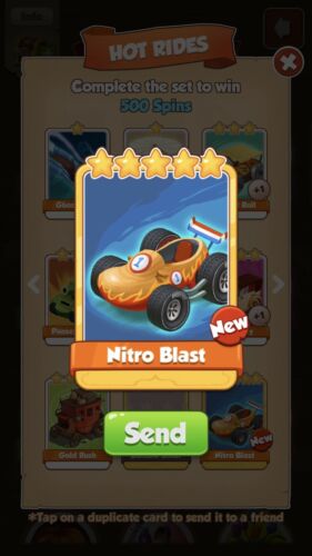 Coin Master Nitro Blast Card