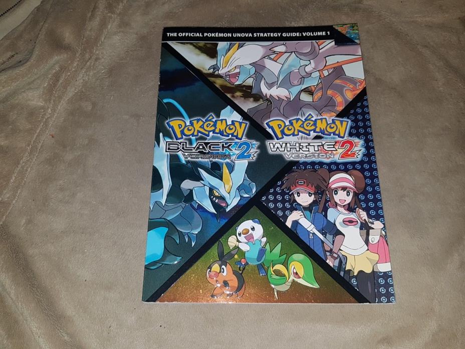 Pokemon Black & White Version 2 Guide With Poster (Nintendo DS)