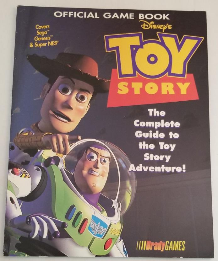 Disney's TOY STORY ~Official Game Book~ Brady Games ~Saga Genesis~Super NES