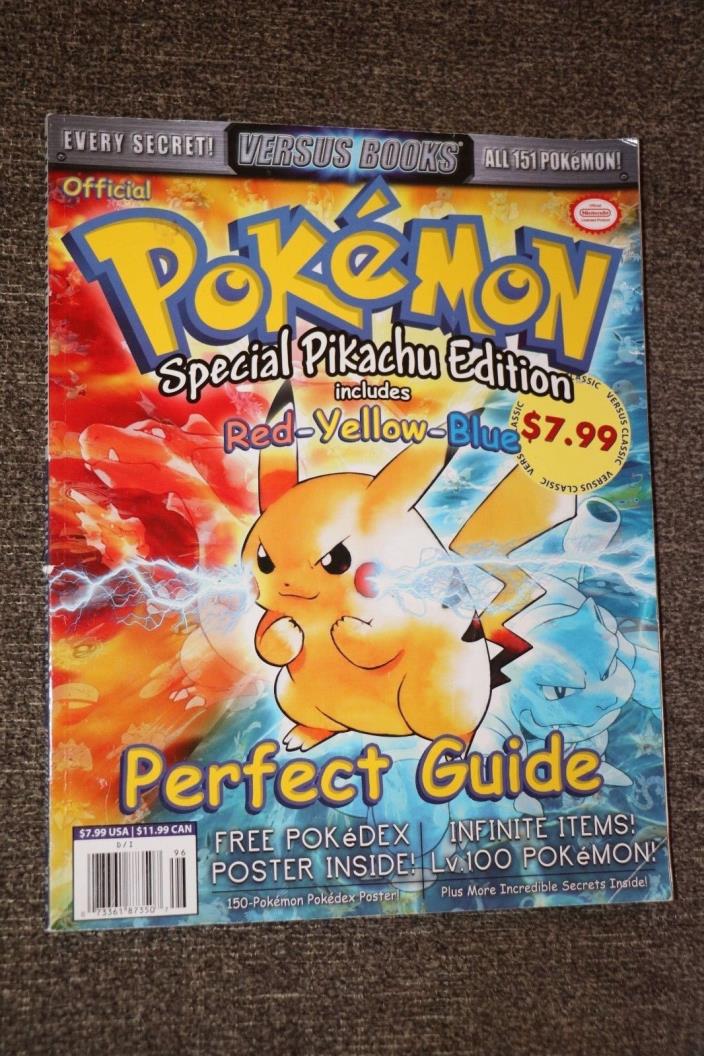 Pokemon Special Pikachu Edition Perfect Guide Official by Versus Volume 8