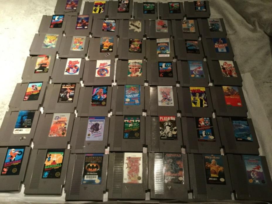 NINTENDO VINTAGE COLLECTION GAMES LOT OF 48