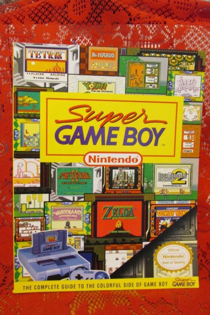 VINTAGE NINTENDO SUPER GAME BOY MAGAZINE BOOK COMPLETE GUIDE 1994