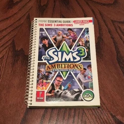 THE SIMS 3 AMBITIONS EP Prima Essential Guide EA Games 2010 - Check It Out! ;)