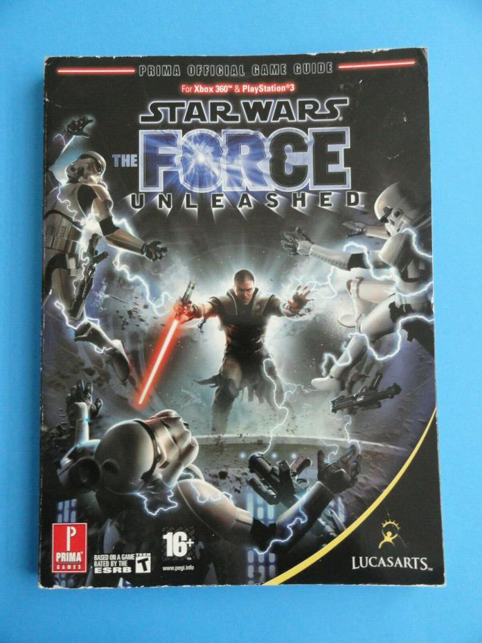 STAR WARS THE FORCE UNLEASHED  08 PRIMA OFFICIAL GAME GUIDE - WII XBOX 360 & PS3