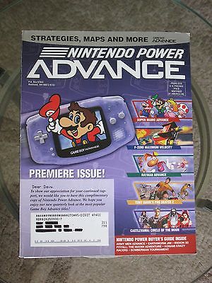 VTG Gameboy Nintendo Power Advance Premier Issue 2001 Magazine Video Game