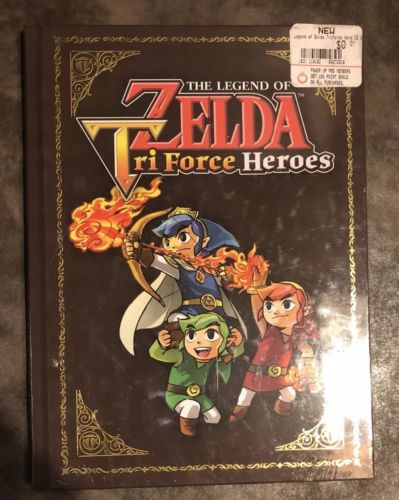 Legend of Zelda Tri Force Heroes Collector's Edition Hardcover Strategy Guide