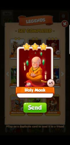 Coin Master Legends Holy Monk (Rare)