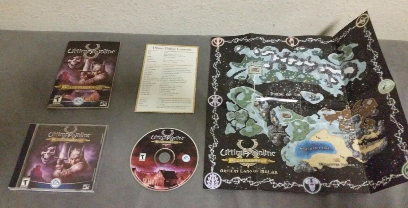 Ultima Online: Age of Shadows (PC, 2003) w/ Manual Guide, Map and Other Contents