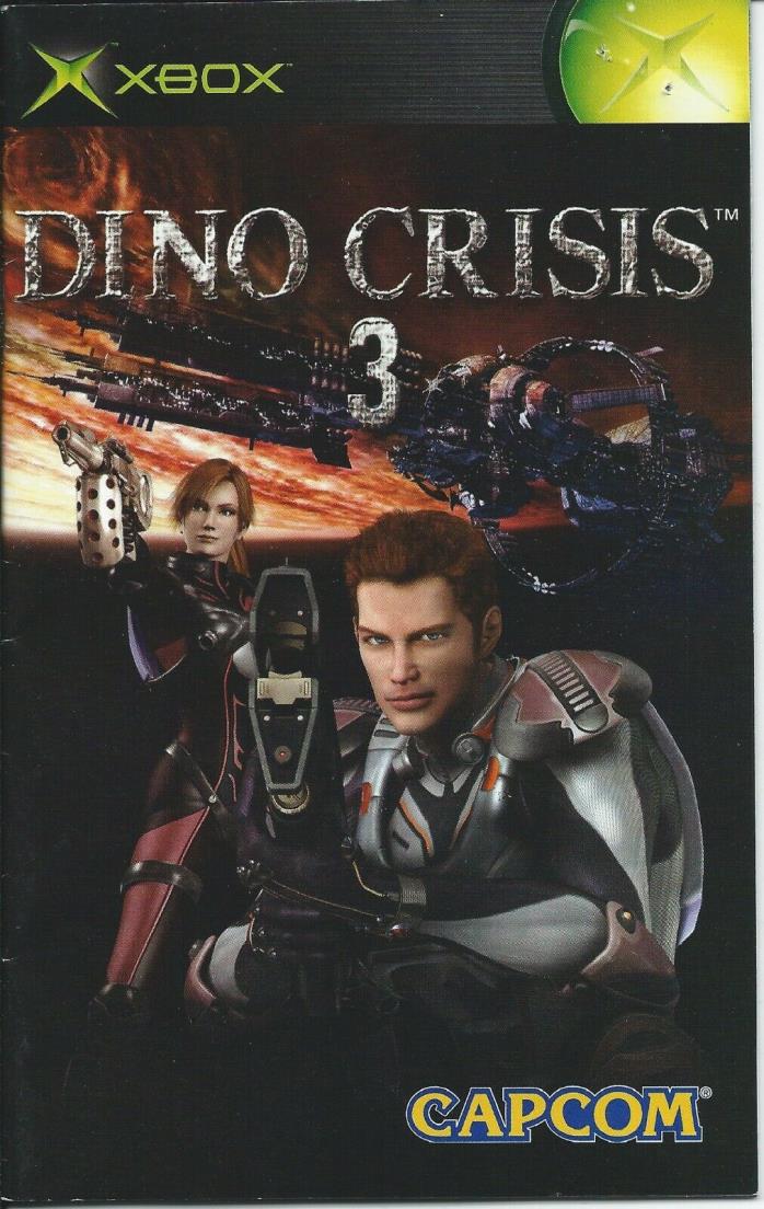 MANUAL - DINO CRISIS 3 XBOX INSTRUCTION BOOK BOOKLET ONLY