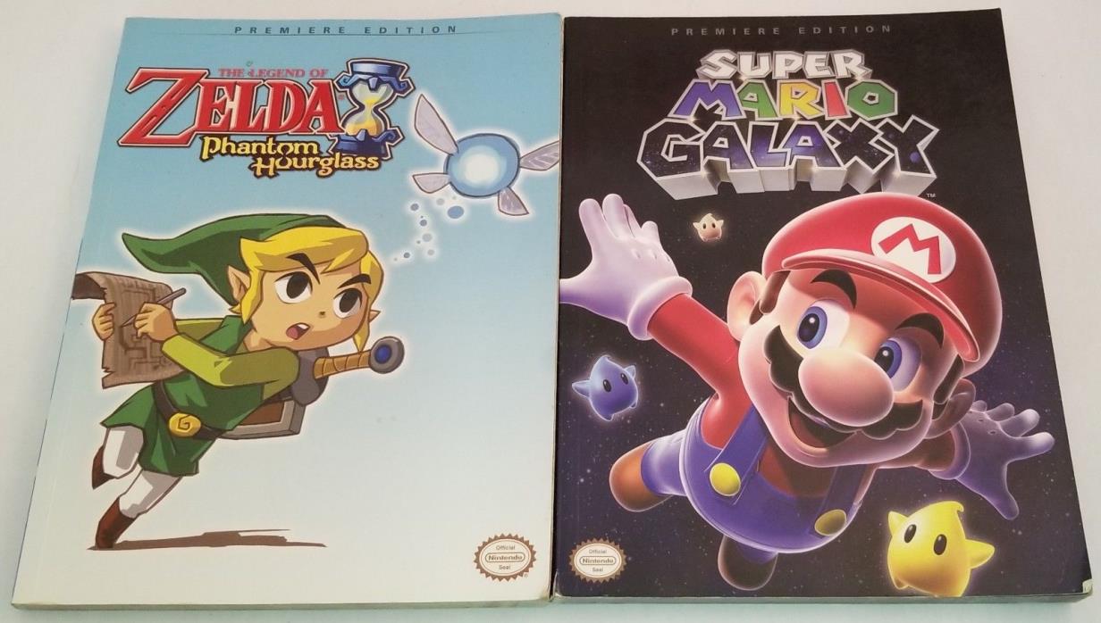 Lot of 3 Game Guides ~Super Mario Galaxy~Phantom Hourglass~Starfox Adventures~