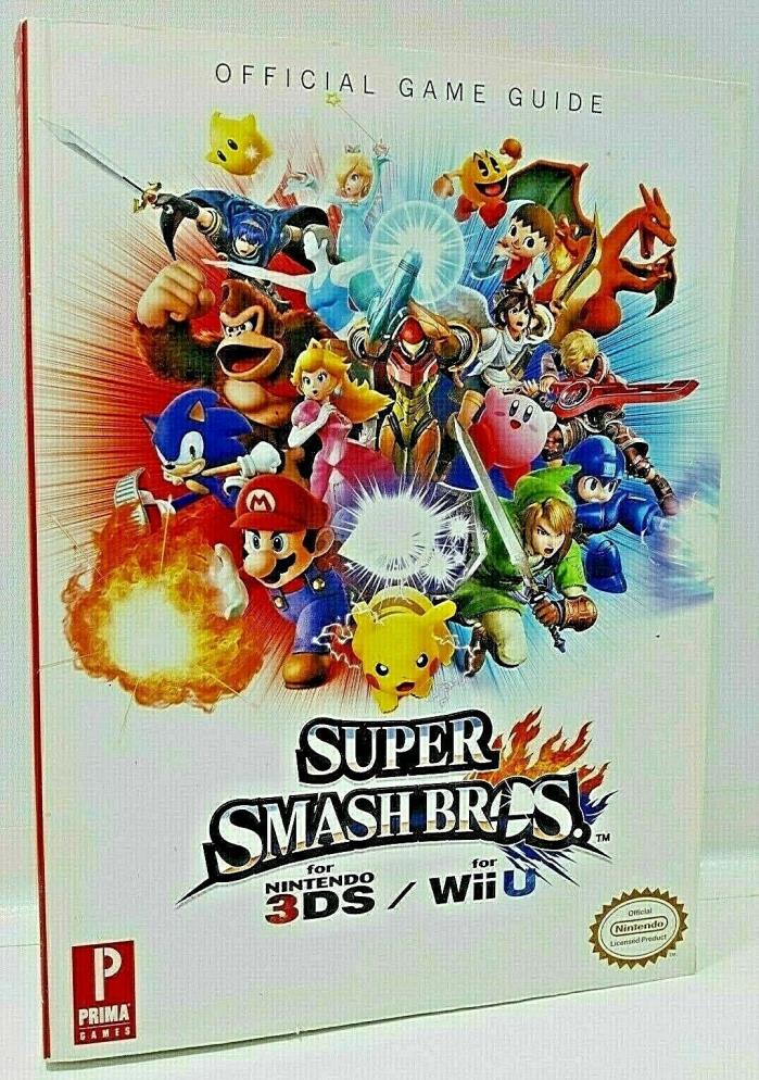 Super Smash Bros. Nintendo 3DS & Wii U PRIMA Paperback OFFICIAL GAME GUIDE 2014