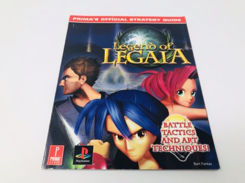 Legend of Legaia Strategy Guide Guidebook Prima Playstation RPG